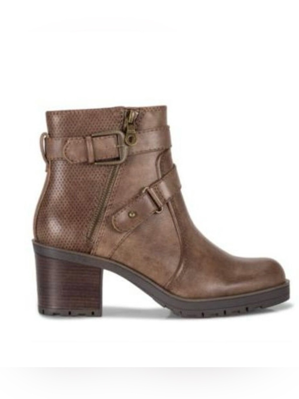 BARETRAPS Towanda Faux Leather Lug Sole Ankle Booties. Size 10